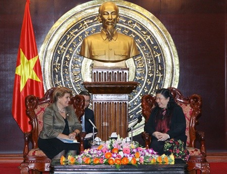 National Assembly Vice Chairwoman talks UNICEF assistance - ảnh 1